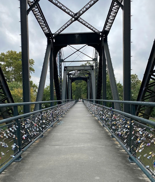 Bridge of Locks - one of my favorite places in Rome