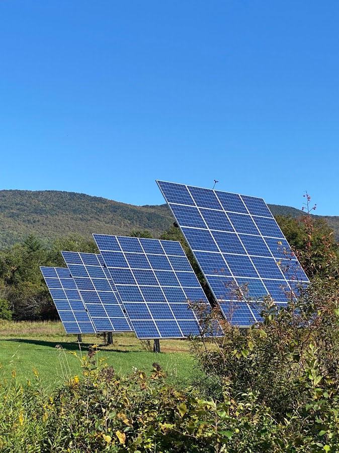 Solar panels in Vermont